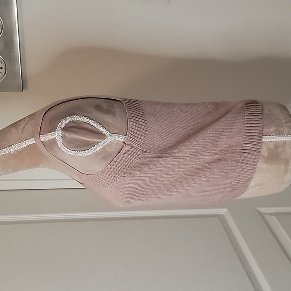 Cato, Dusty Rose, Size M, Knit Tank / Sleeveless Top, Cropped with Finished Hem - Picture 2 of 8
